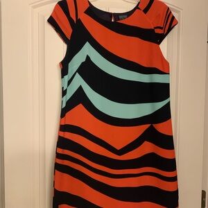 Stylish Black and Orange Dress
